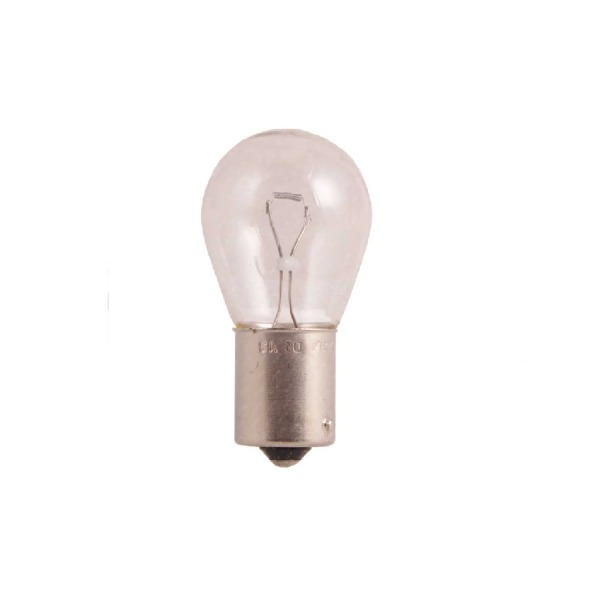 لامپ فندقی تك كنتاك سفید P21W 12V 21W	  سایپا